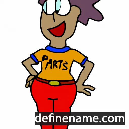 cartoon of the name Patrise