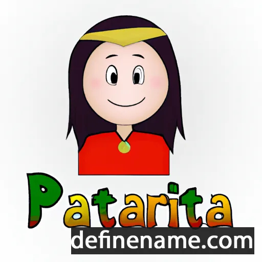 cartoon of the name Patritia