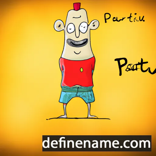 cartoon of the name Patrizju