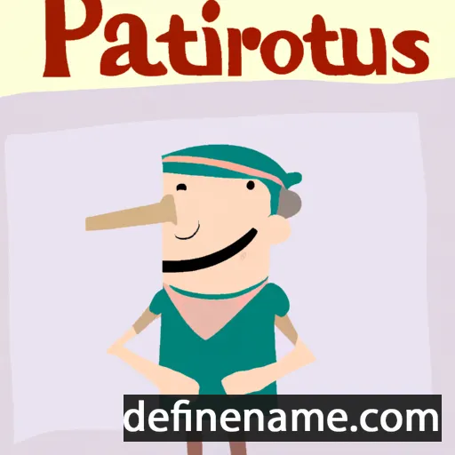 Patrobius cartoon