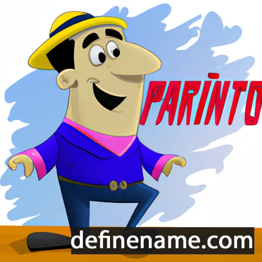 cartoon of the name Patrozinio