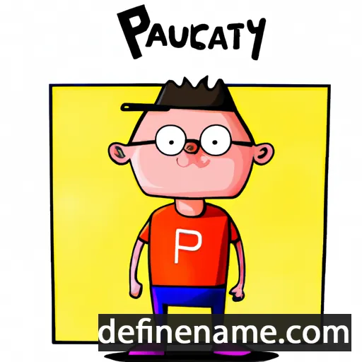 cartoon of the name Patrycjusz