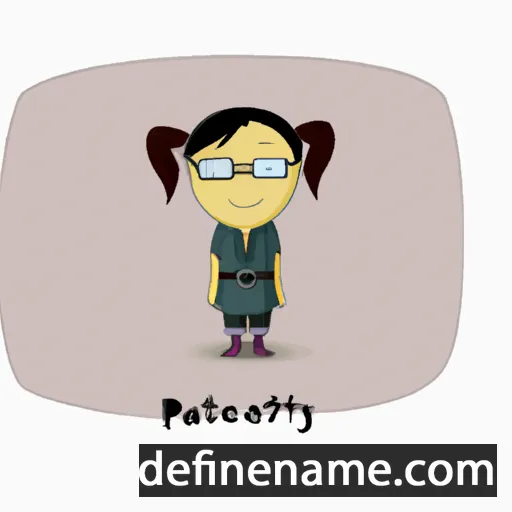 cartoon of the name Patrycy