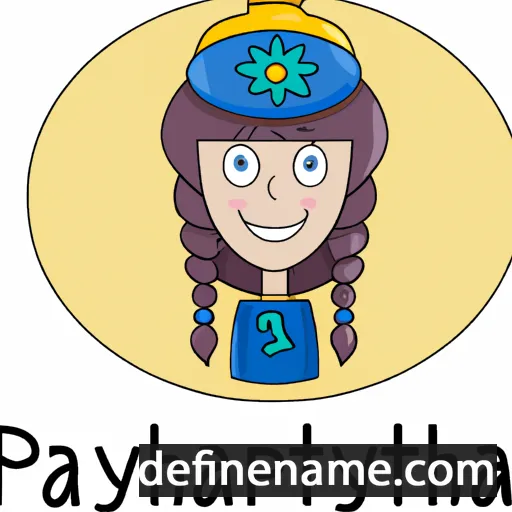 cartoon of the name Patrytsyya