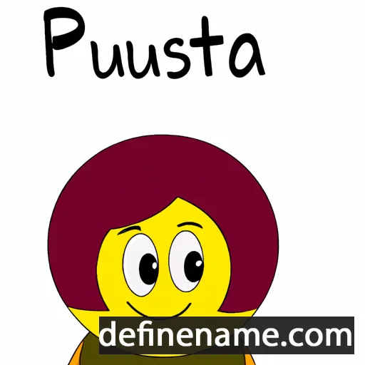 cartoon of the name Patusia