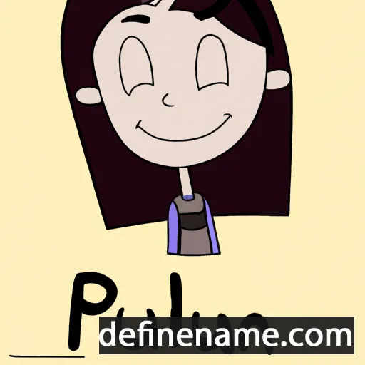 cartoon of the name Paùlëna