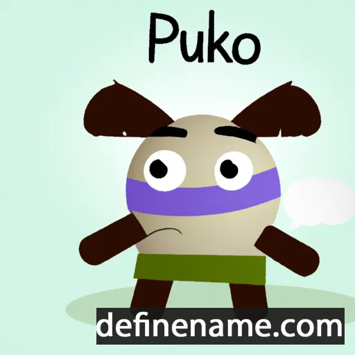 cartoon of the name Pauko