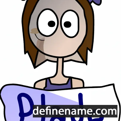 cartoon of the name Paule