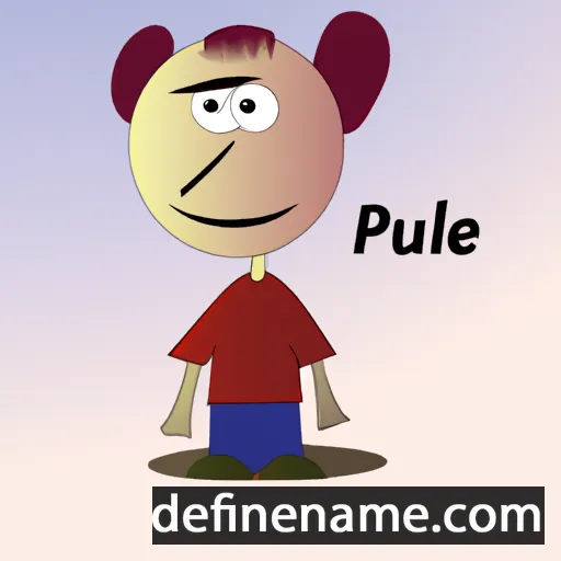 cartoon of the name Paulek