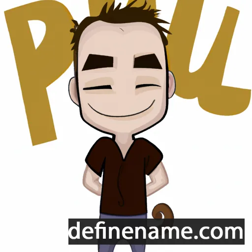 cartoon of the name Paulí