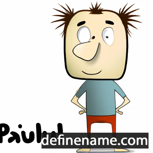 cartoon of the name Paulik