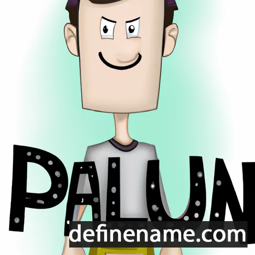 cartoon of the name Paulin