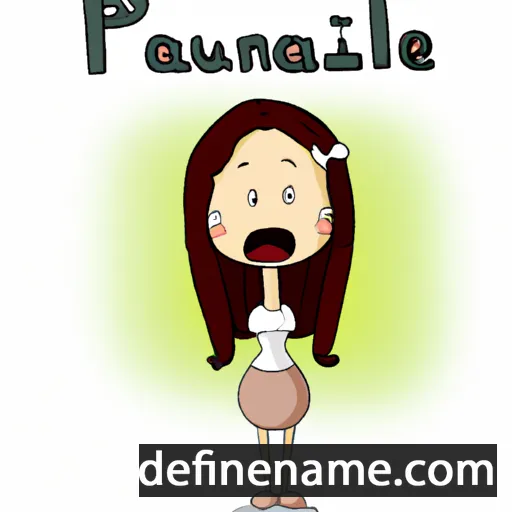 cartoon of the name Paulinea