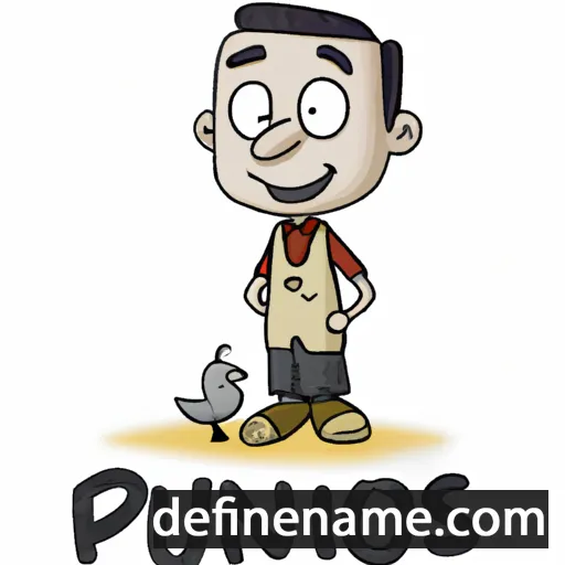 cartoon of the name Paulinos