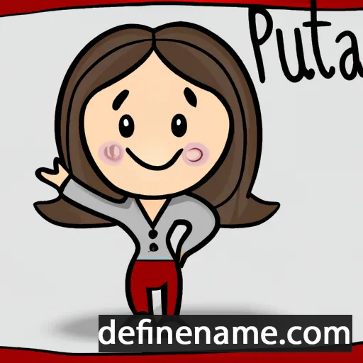 cartoon of the name Paulita