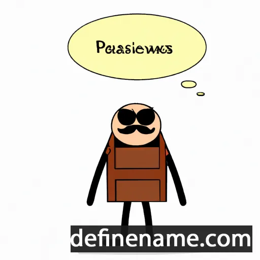 cartoon of the name Pausicacus