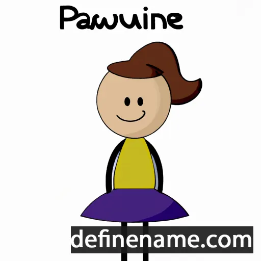 Pauweline cartoon