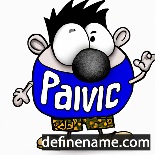 cartoon of the name Pavči