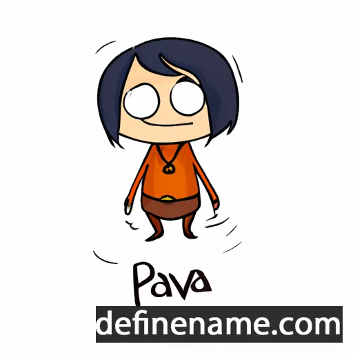 Pavva cartoon