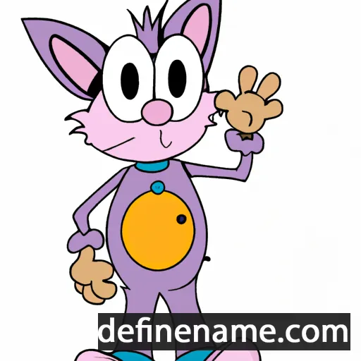 cartoon of the name Pawly