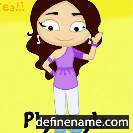 cartoon of the name Payal