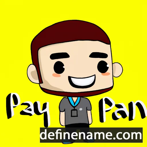 cartoon of the name Payen