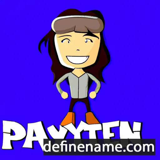 cartoon of the name Payetyn