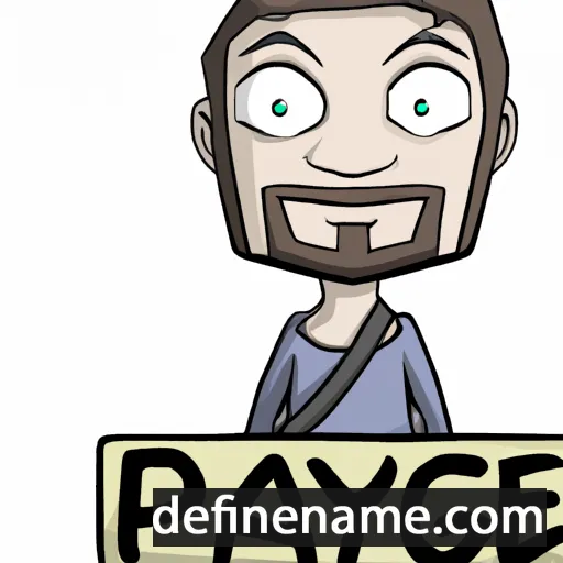 cartoon of the name Payge