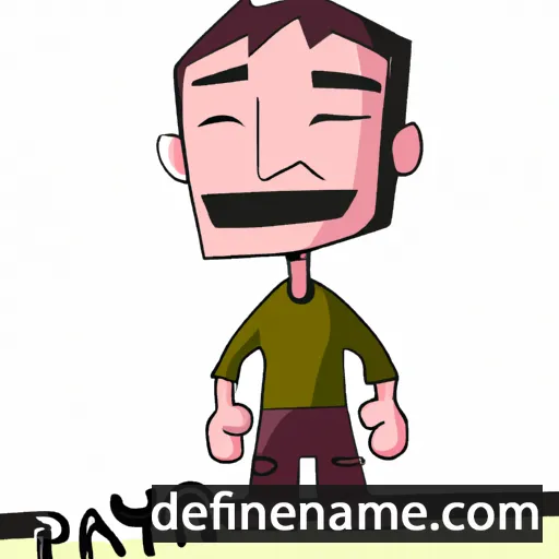 cartoon of the name Payn