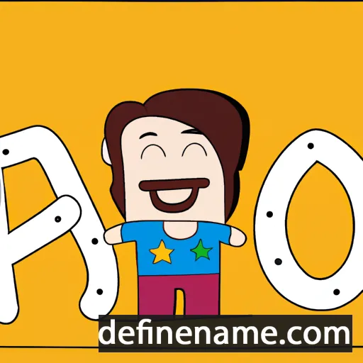 cartoon of the name Payo