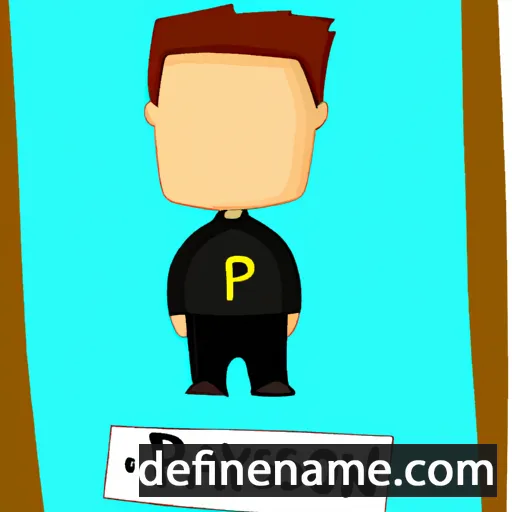 cartoon of the name Payson