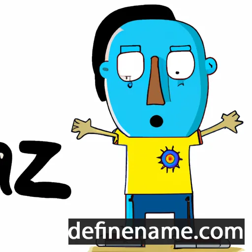 cartoon of the name Paz