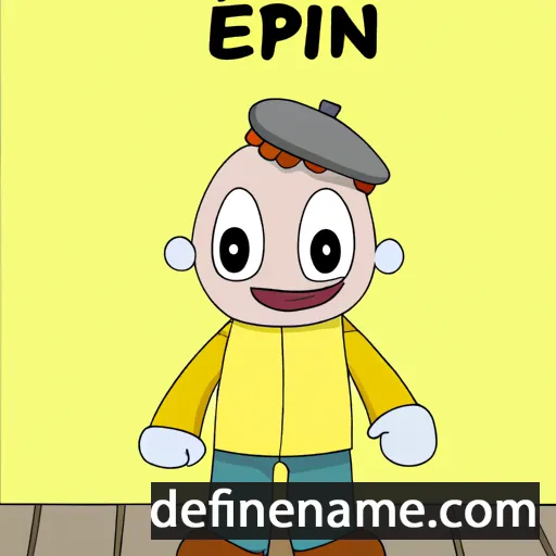 cartoon of the name Pépîn