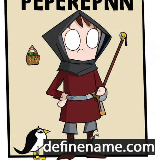 cartoon of the name Pérégrin