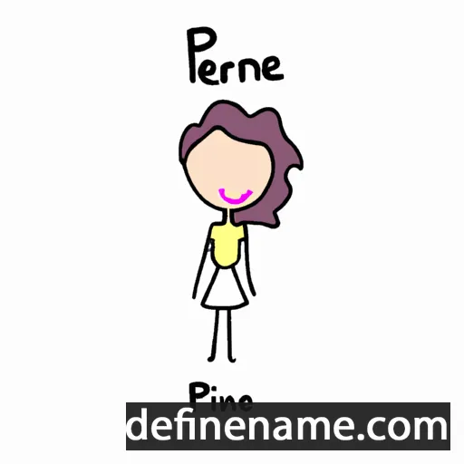 cartoon of the name Périne