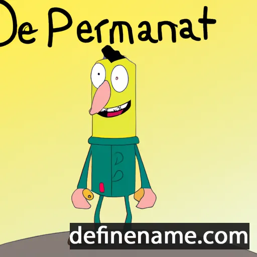 cartoon of the name Pétremand