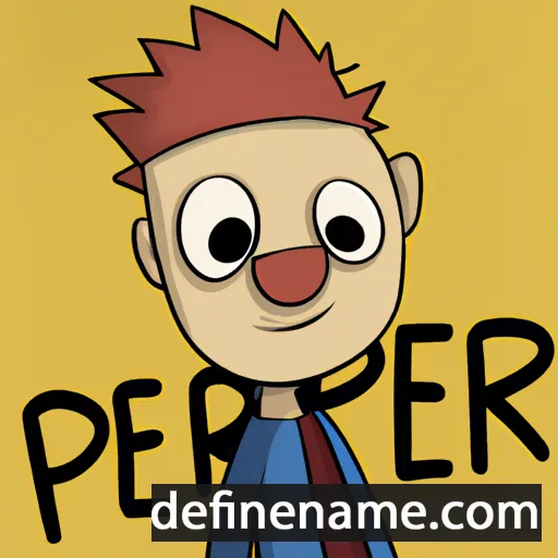 cartoon of the name Pêr