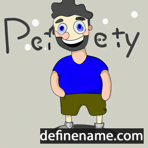 Pětr cartoon