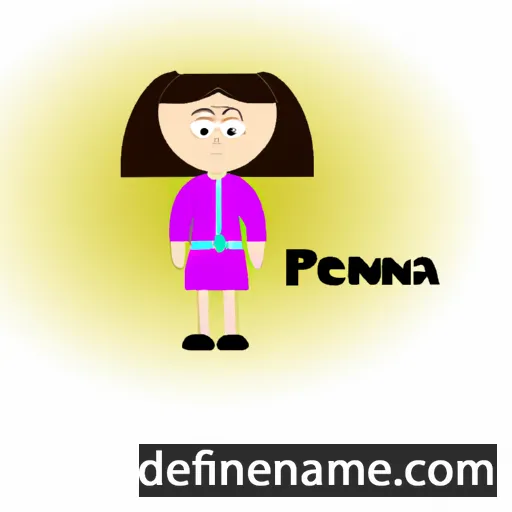 cartoon of the name Peanna