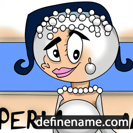 cartoon of the name Pearla