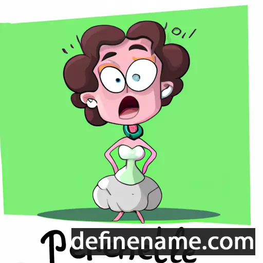 cartoon of the name Pearlene