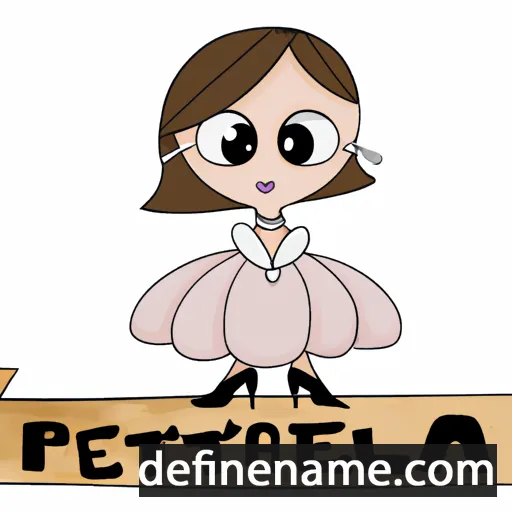 cartoon of the name Pearletta