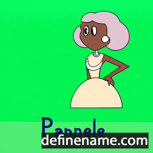 cartoon of the name Pearline