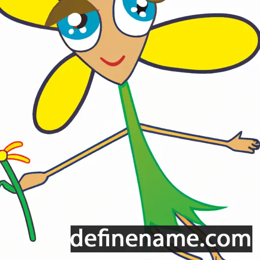 cartoon of the name Peaseblossom