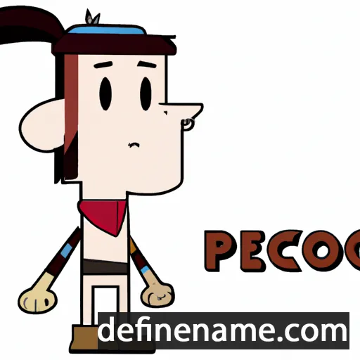 cartoon of the name Pecos