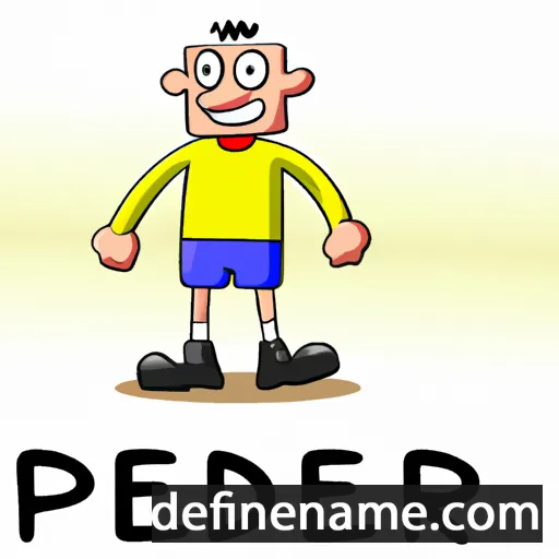 cartoon of the name Peder