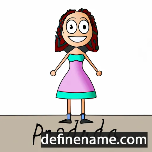 cartoon of the name Pedrina