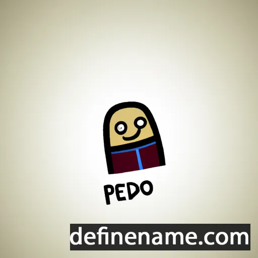 cartoon of the name Pedring