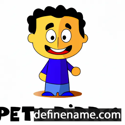 Pedrito cartoon