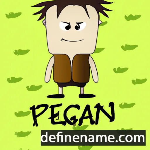 Pegan cartoon